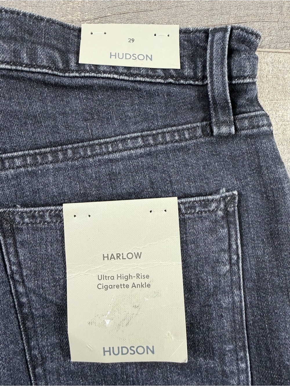 NEW Hudson Harlow Ultra High Rise Cigarette Ankle Jean - Picture 3 of 12